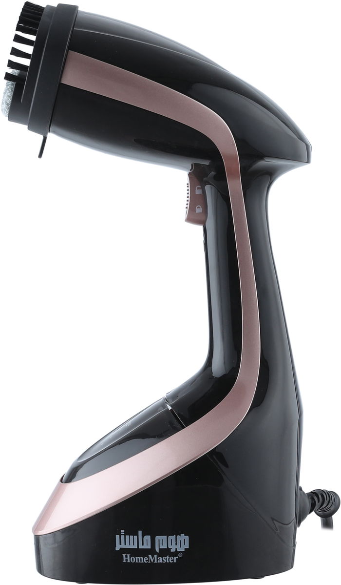 مكواة بخار محمولة هوم ماستر، 1600 واط، 300 مل، HM-729 - أسود ذهبي product image 2
