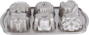 قالب كيك مافن جرانيت ماريسا لونينا، 6 خانات، 17.6x11x2.8 سم - ذهبي product image 4