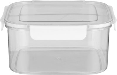 طقم علب بغطاء بلاستيك السيف غاليري، 3 قطع - شفاف ابيض product image 3