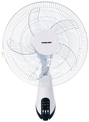 مروحة حائط نيكاي، 16 بوصة، 5 شفرات، 3 سرعات، NWF1636RT1 - ابيض product image 2