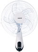 مروحة حائط نيكاي، 16 بوصة، 5 شفرات، 3 سرعات، NWF1636RT1 - ابيض product image 2