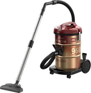 مكنسة برميل هيتاشي، 21 لتر، 2200 واط، CV-960FSS220WR(ME) - احمر product image