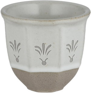 Al Saif Gallery Saudi Arabian Porcelain Coffee Cup Set, 6 Pieces, Artistic Decorations - Off-White Beige product image 2