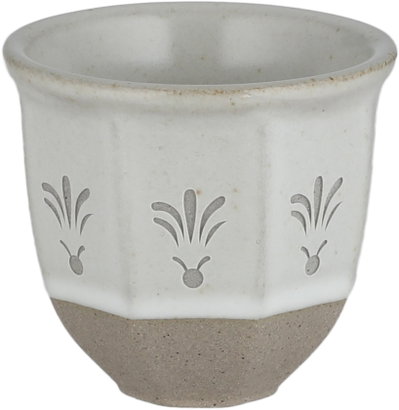 طقم فناجين قهوة عربي سعودي بورسلان السيف غاليري، 6 قطع، زخارف فنية - سكري بيج product image 2