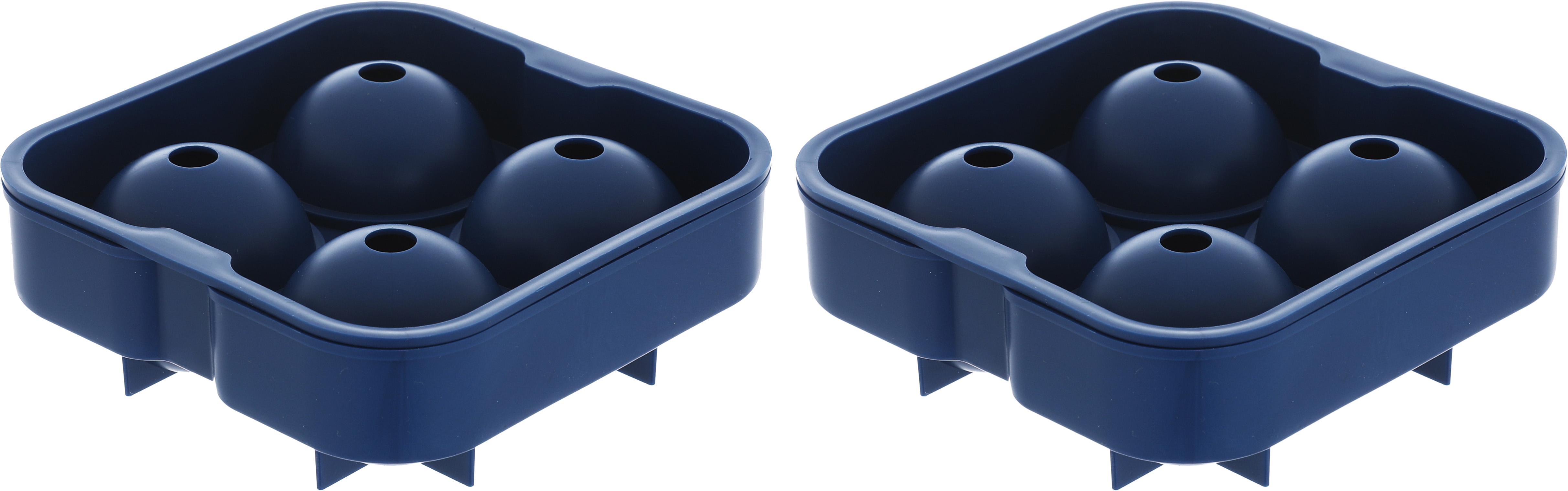 saif so plastic ice cube tray, 12 x 12 x 5 cm, 2 pieces - blue product image 1