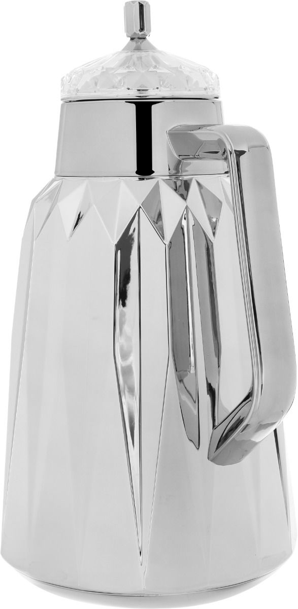 Al Saif Gallery Lamia thermos set, 1 liter, 3 pieces, tofaria, thermal glass inner case, plastic outer case - silver product image 6