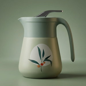ترمس جلوريا زجاج جلوري، 500 ملل - أخضر فاتح product image