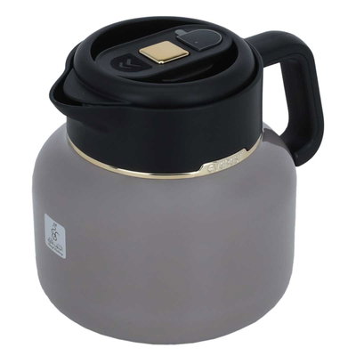 Sarah Estelle Al Saif Gallery thermos, 1 liter, black handle, digital screen - cappuccino product image 3