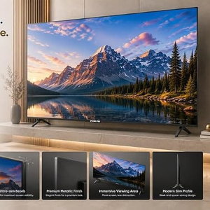 تلفزيون سمارت بدون ايطار نيكاي، 50 بوصة، 4K UHD، شاشة LED، نظام تايزن، 50QTZN4KSLED - أسود product image 2
