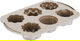 قالب كيك مافن جرانيت ماريسا لونينا، 6 خانات، 17.6x11x2.8 سم - ذهبي product image 2