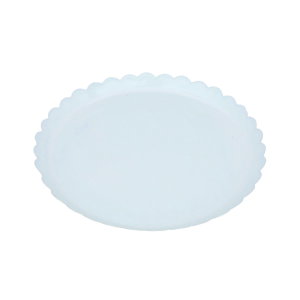 صينية استيل السيف غاليري، 19.5x19.5x2 سم، دائري، صغير - أبيض product image