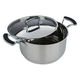 Al Saif Gallery Steel Pot (Rocky), 20cm - Silver product image 3