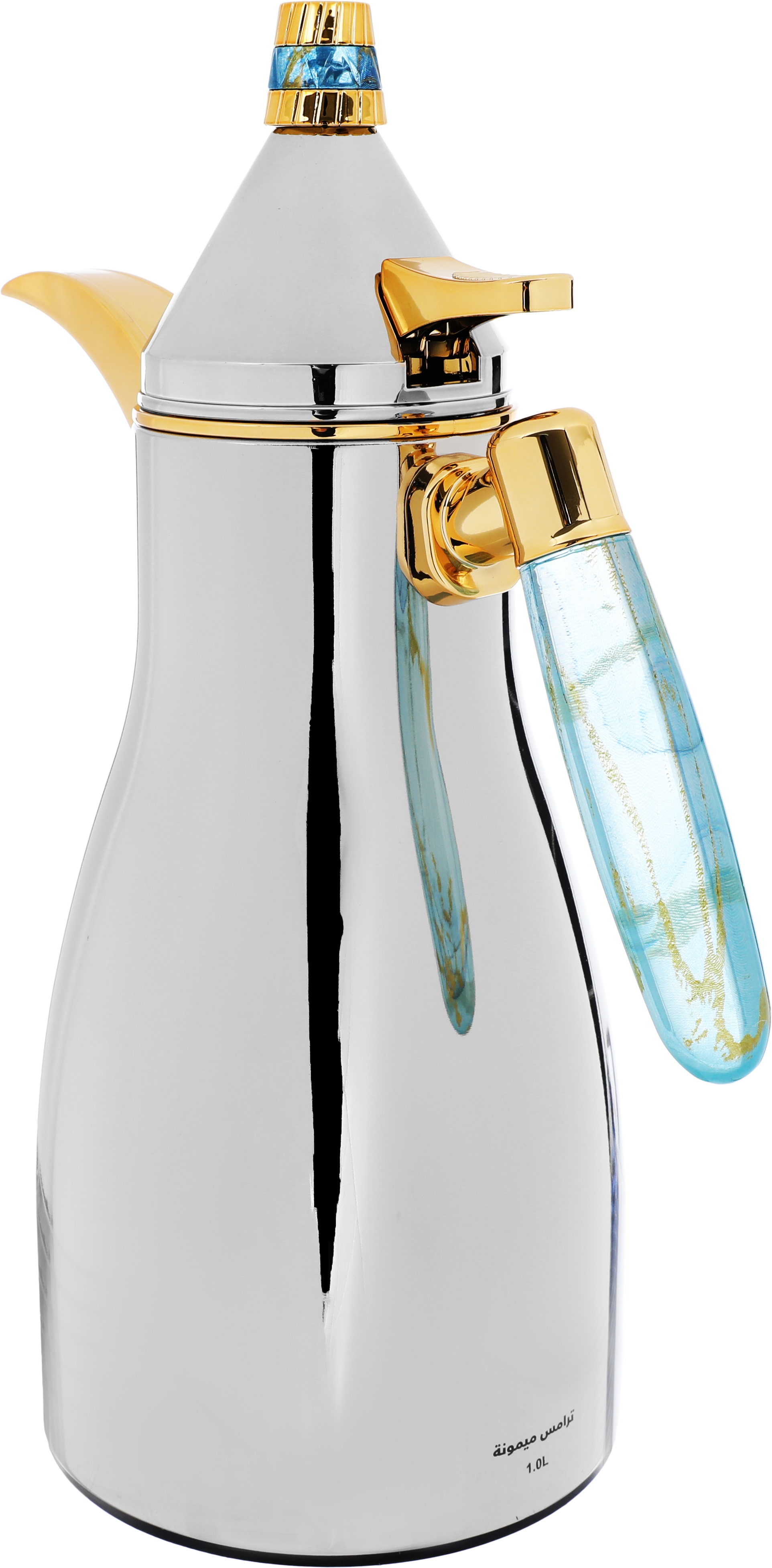 Al Saif Gallery Maimouna Steel thermos Set, 2 Pieces, 1 Liter - Silver product image 6