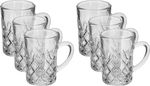 طقم بيالات للشاي ماكس زجاج السيف غاليري، 6 قطع، بيد زجاج - شفاف product image 1