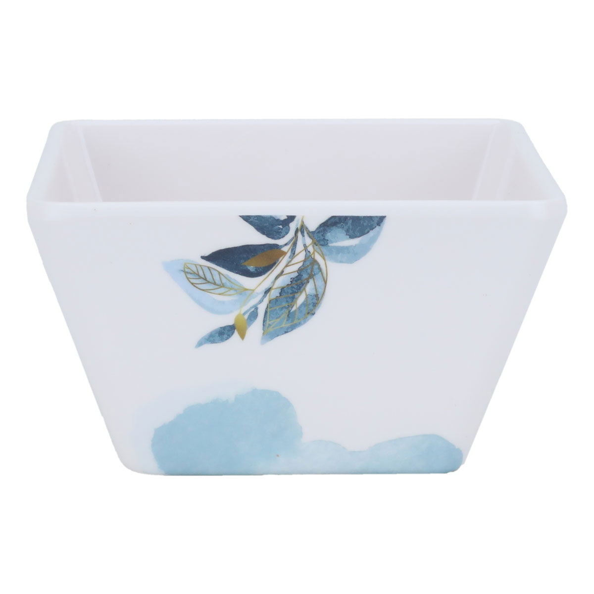 صحن سلطة بلاستيك السيف غاليري، 13×13×7.3 سم، مربع - أبيض product image