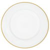 Al Saif Gallery glass sweet dish, 33 x 33 x 2 cm, circular, with golden font - clear product image 2