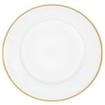 Al Saif Gallery glass sweet dish, 33 x 33 x 2 cm, circular, with golden font - clear product image 2