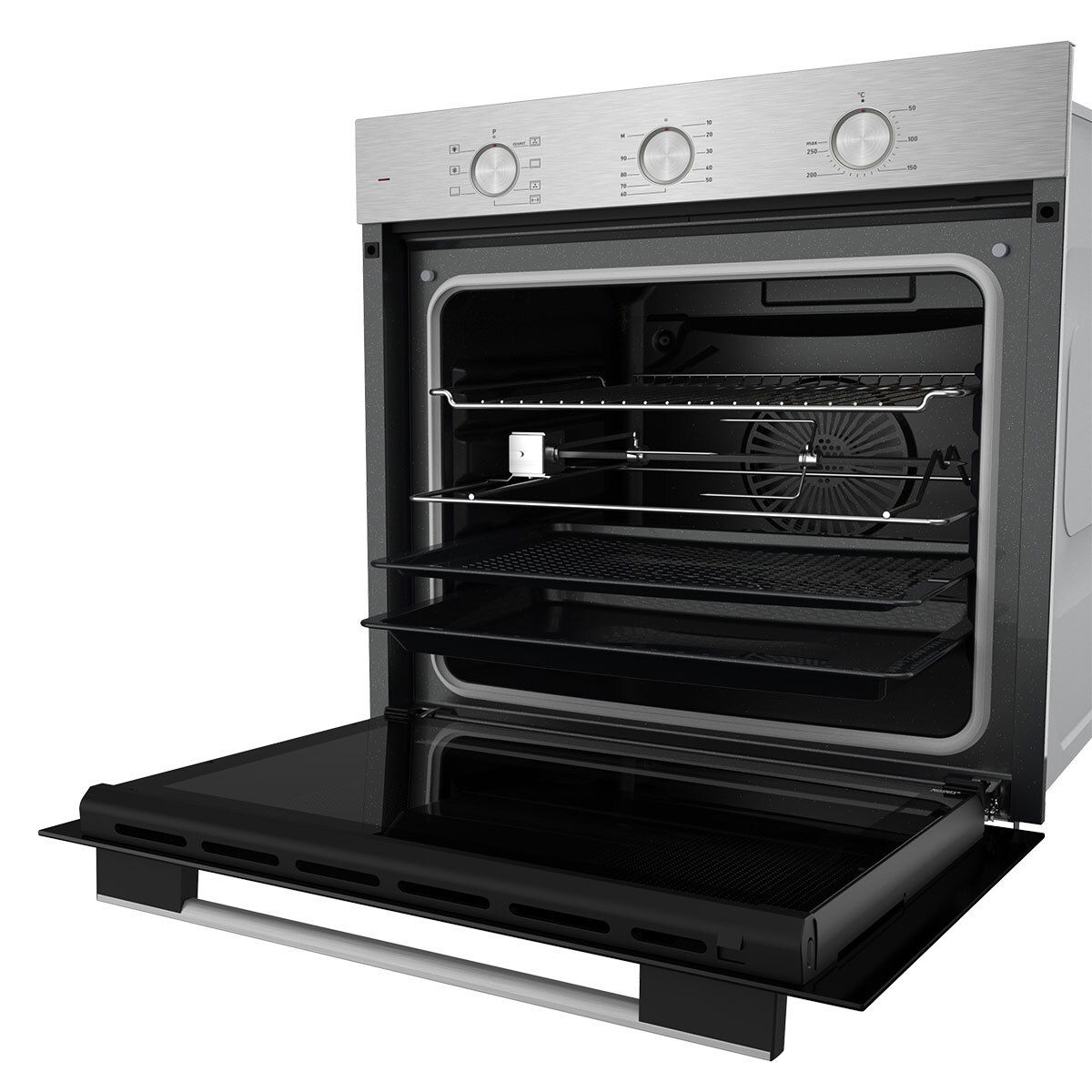 Edison Electric Built-In Oven, 2359W, 73L, 7 Functions - Silver product image 2