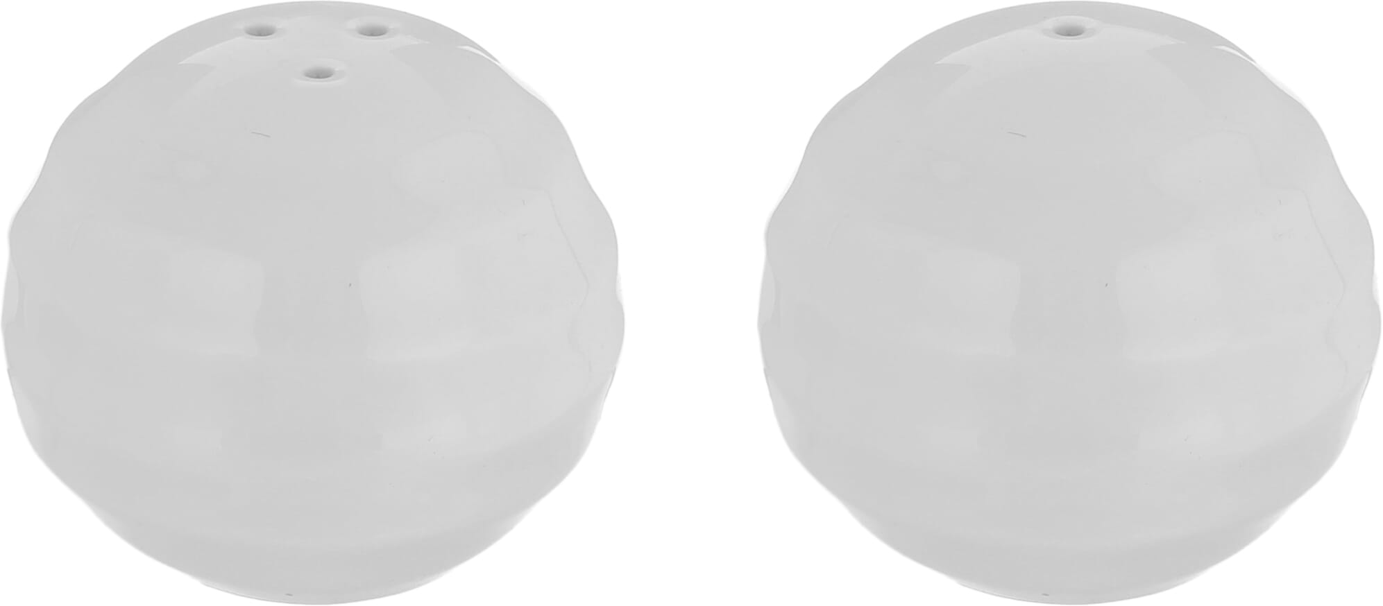 Al Saif Gallery porcelain saltpan set, two pieces - white product image 1