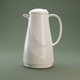 Al Saif Gallery Top Point Plus Markotic Rhinestone Thermos, 1 liter, thermal glass inner container, plastic outer shell - white product image 1