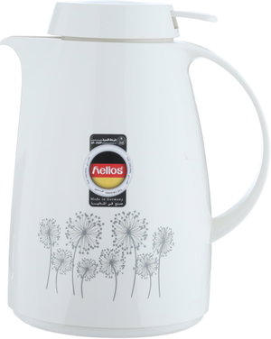 ترمس هيلوز، 1 لتر، حافظة داخلية زجاج - ابيض product image
