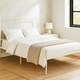 سرير حديد مفرد، 100×140×200 سم - ابيض product image 3