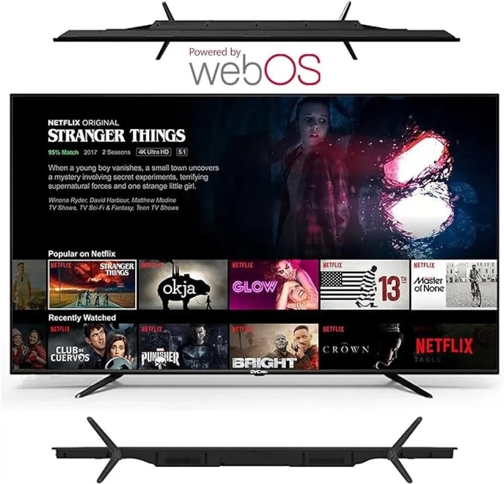GVC Pro 70GW6100 Smart TV, 70-inch 4K, Magic Remote, WebOS, Built-in Receiver, Free Wall Mount - Black product image 5