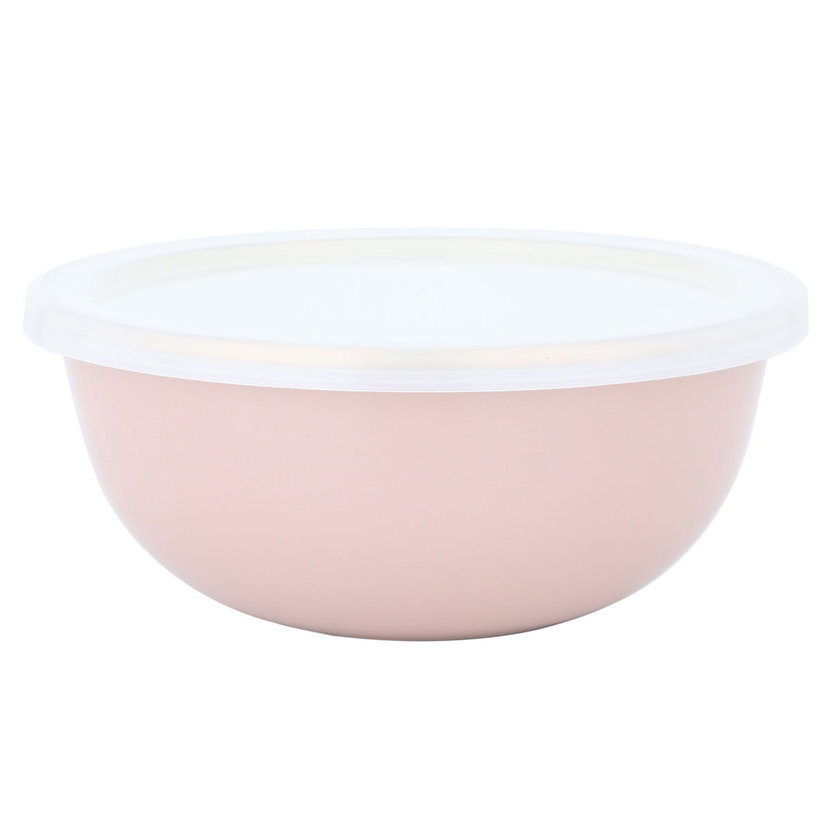 زبدية استيل السيف غاليري، 16 سم، غطاء بلاستيك - وردي فاتح product image 1
