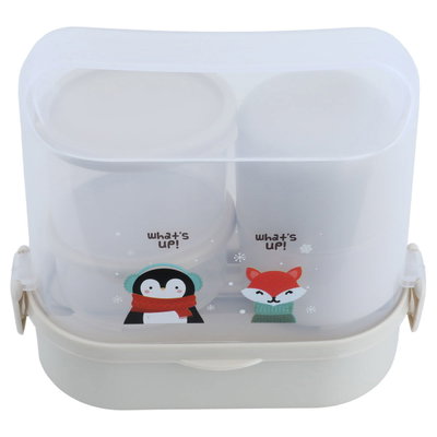 Al Saif Gallery plastic box set, Thai with a strap - transparent product image 3