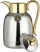 Lalooza Bran Thermos Set, 0.7/1 Liter, Glass Interior, Push-Button Lid - Shiny Silver Gold product image 10