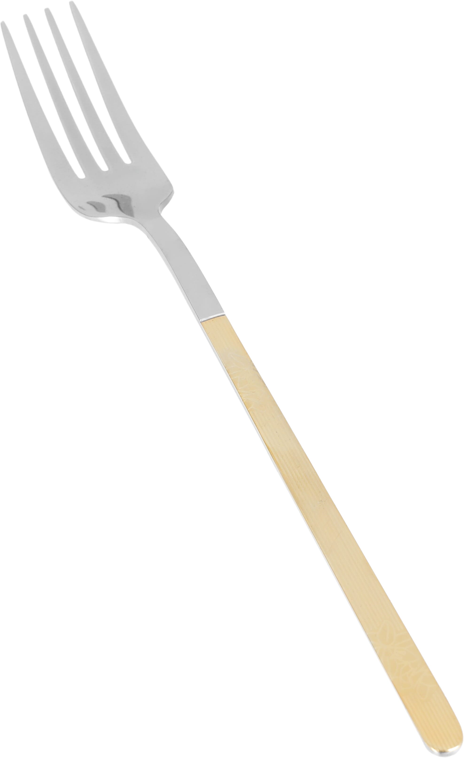 Al Saif Gallery steel spoon set, 24 pieces, gold-silver handle product image 3
