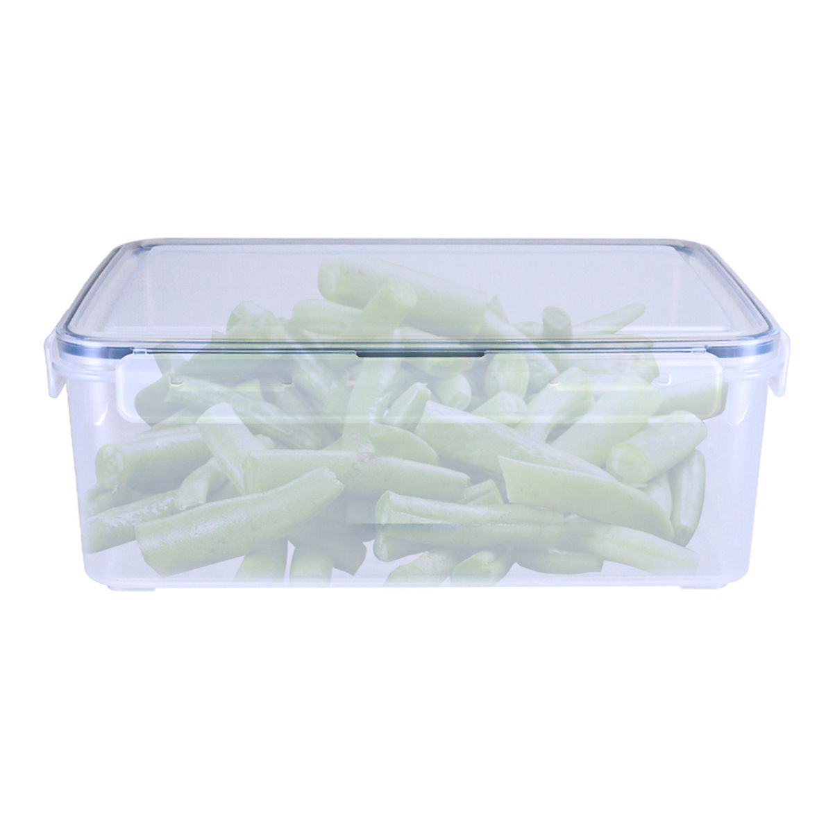 Al Saif Gallery Plastic Food Container, 4300 ml, Rectangle - Transparent product image
