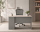 مكتب إداري خشب MDF، 120x60x75 سم - خشبي فاتح رمادي product image 3