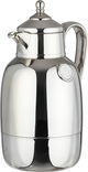 Lalooza Bran Thermos Set, 0.7/1 Liter, Glass Interior, Push-Button Lid - Shiny Silver product image 4