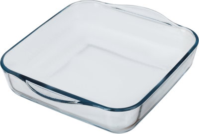 طقم صواني فرن بوركم زجاج باشاباتشى، قطعتين، مربعة - شفاف product image 4
