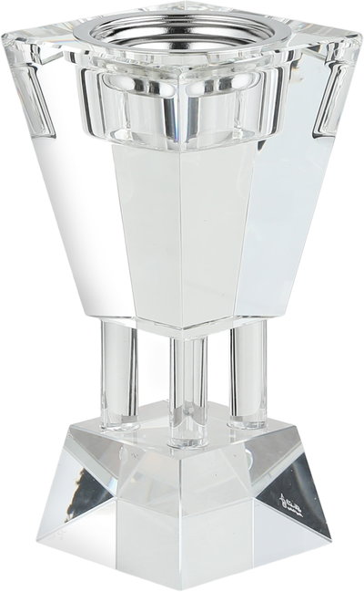 مبخرة زجاج السيف غاليري، قاعدة مربعة، 8x8x16.5 سم - شفاف product image 2