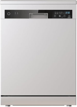 غسالة اطباق تورنيدو، 15 مكان، 6 برامج، شاشة ديجيتال، TDG-KN1563-TSK - فضي product image