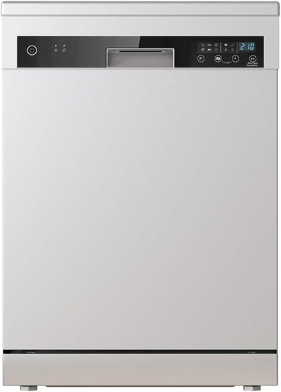 غسالة اطباق تورنيدو، 15 مكان، 6 برامج، شاشة ديجيتال، TDG-KN1563-TSK - فضي product image 1