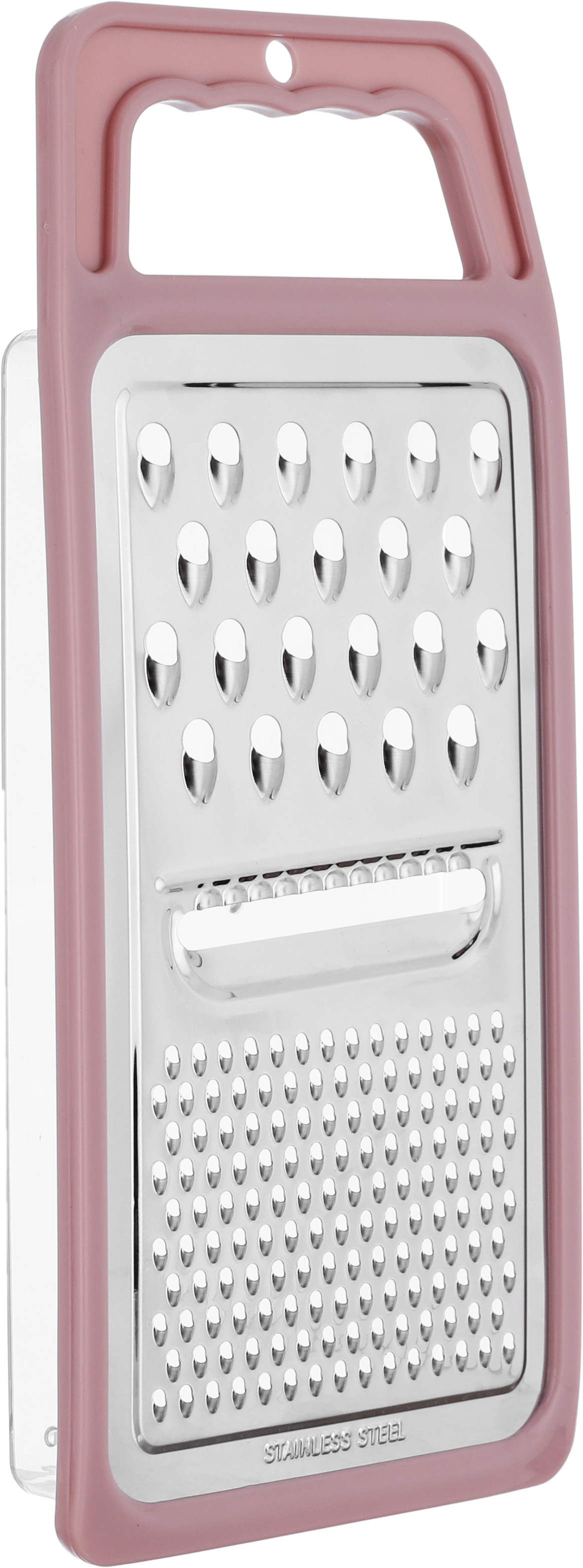 Al Saif Gallery Steel grater with plastic box - silver pink product image 3