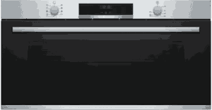 Bosch VBC514CR0 Series 4 Built-in Stainless Steel Oven, 90 x 48 cm, 85 Liters, 8 Heating Settings - Silver Black product image