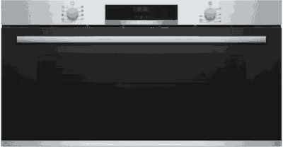 Bosch VBC514CR0 Series 4 Built-in Stainless Steel Oven, 90 x 48 cm, 85 Liters, 8 Heating Settings - Silver Black product image 1
