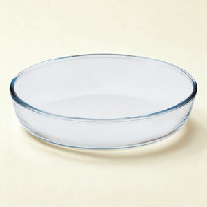صينية فرن بوركم زجاج باشاباتشى، 26.2x18.1 سم، 1.55 لتر، بيضاوية - شفاف product image