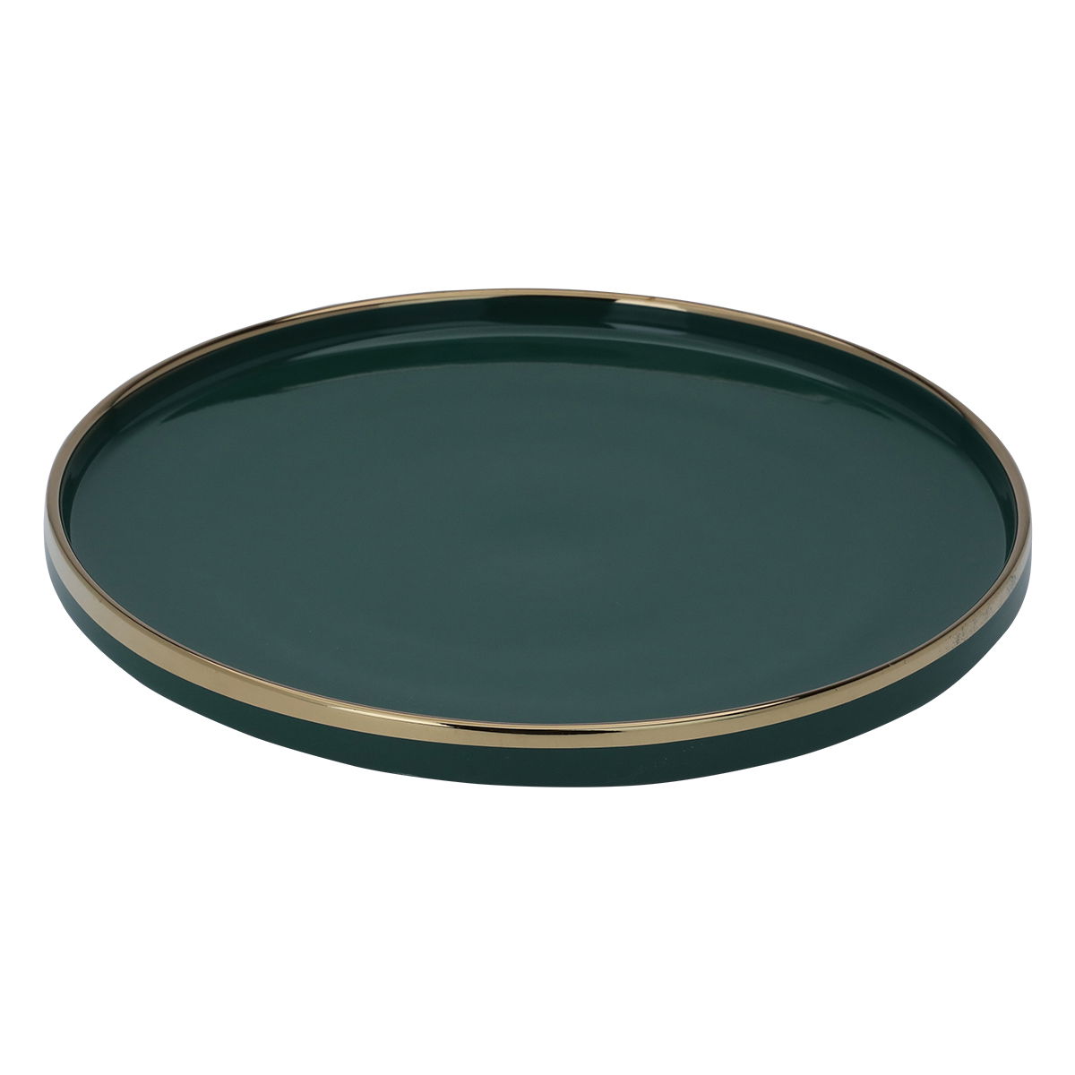 طقم سفرة بورسلان السيف غاليري، بخط ذهبي 16 قطعة - أخضر product image 2