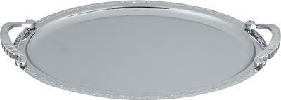 Al Saif Gallery Stainless Steel Serving Set, 3 Pieces, Oval, Silver Handles product image 3