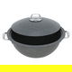 قدر جرانيت السيف غاليري، 30 سم، عميق - فضي product image 2