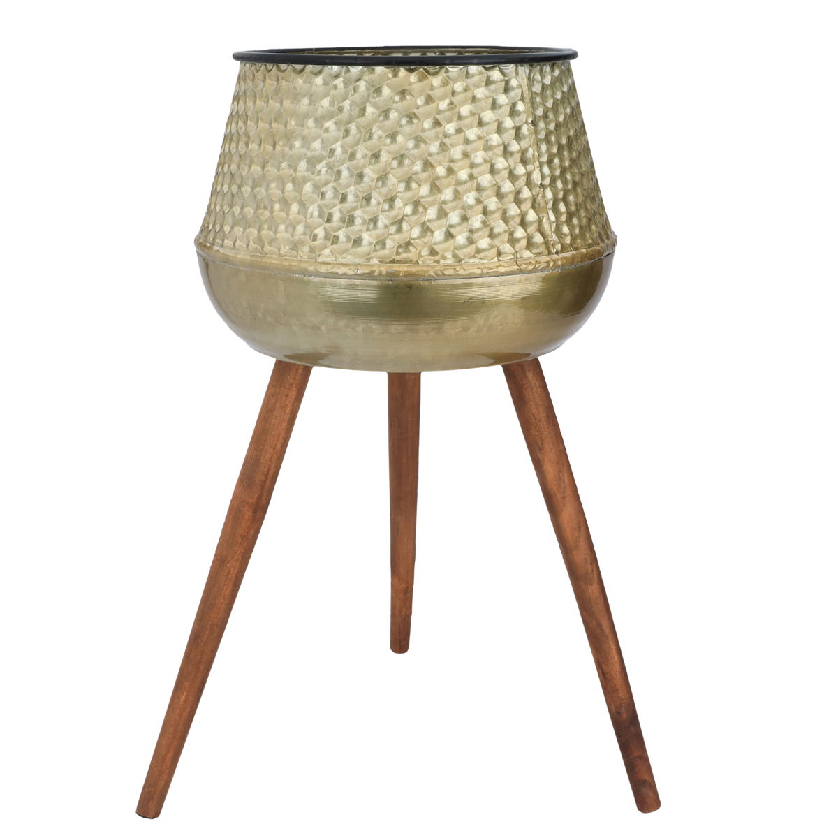 حامل ورد استيل السيف غاليري، 30x30x62 سم، كبير - ذهبي product image 1