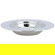 Noa Steel Al Saif Gallery Plate, Round - Gold product image 2