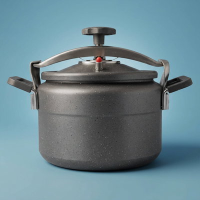 قدر ضغط جرانيت فولكانو السيف غاليري، 11 لتر، يد معدن - رمادي غامق product image 1