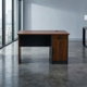 مكتب مودرن خشب MDF، 60×120×76 سم - بني product image 1