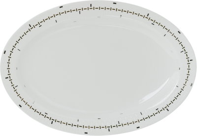 طقم سفرة بورسلان السيف غاليري، 61 قطعة، نقوشات هندسية - أبيض product image 10